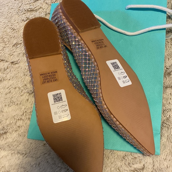 ASOS Rhinestone Mesh Flats NEW - Picture 2 of 6